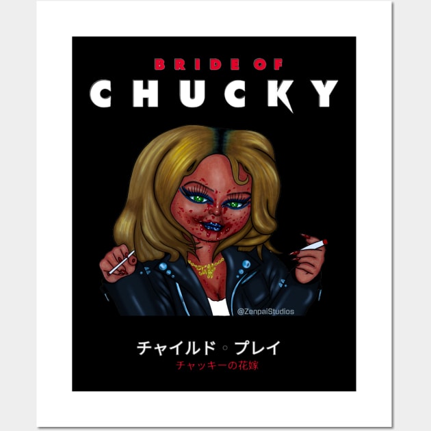 Bride of Chucky IV Wall Art by Zenpaistudios